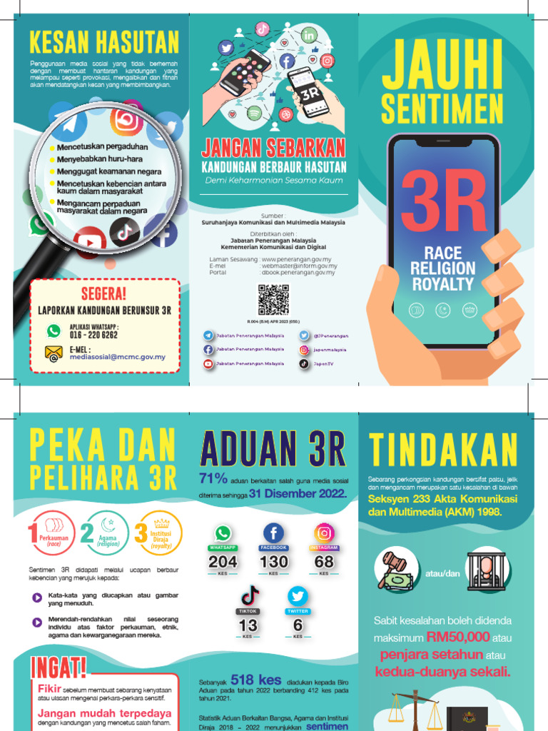 Hentikan Hasutan 3R untuk Perpaduan | PDF