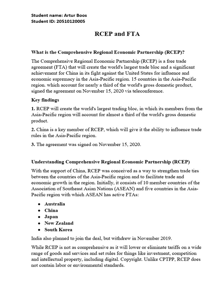 Trade Final Report+20510120005 | PDF | Cost Of Living | Trans Pacific ...