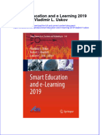 PDF Smart Education and E Learning 2019 Vladimir L Uskov Ebook Full Chapter