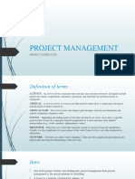 5. Project Scheduling