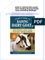 Storey S Guide To Raising Dairy Goats Breed Selection Feeding Fencing Health Care Dairying Marketing Belanger