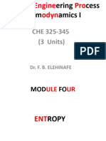 Che 325-345 (Module 4) Entropy
