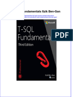 Download textbook T Sql Fundamentals Itzik Ben Gan ebook all chapter pdf 