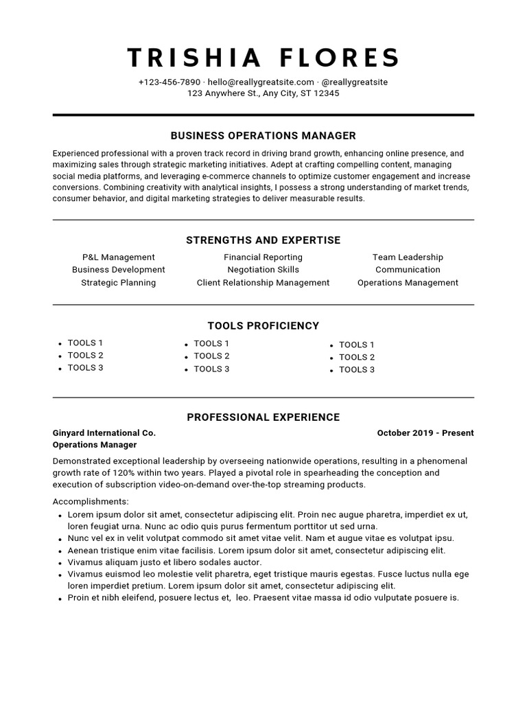 Trish Resume Template PDF Mass - 1718172608