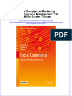 PDF Social Commerce Marketing Technology and Management 1St Edition Efraim Turban Ebook Full Chapter