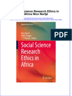 PDF Social Science Research Ethics in Africa Nico Nortje Ebook Full Chapter