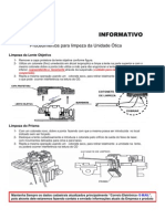 Som-limpeza Da Unidade ótica