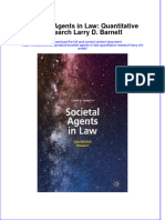 PDF Societal Agents in Law Quantitative Research Larry D Barnett Ebook Full Chapter