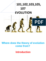 Biology 1 Evolution Lectures (2012) Part a (2)