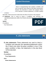 Control Structures Python