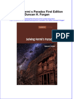 PDF Solving Fermi S Paradox First Edition Duncan H Forgan Ebook Full Chapter