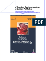 Textbook Textbook of Surgical Gastroenterology 1St Edition PK Mishra Ebook All Chapter PDF
