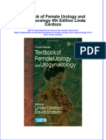 Textbook Textbook of Female Urology and Urogynecology 4Th Edition Linda Cardozo Ebook All Chapter PDF