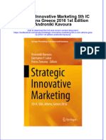 Textbook Strategic Innovative Marketing 5Th Ic Sim Athens Greece 2016 1St Edition Androniki Kavoura Ebook All Chapter PDF