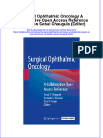 PDF Surgical Ophthalmic Oncology A Collaborative Open Access Reference 1St Edition Sonal Chaugule Editor Ebook Full Chapter