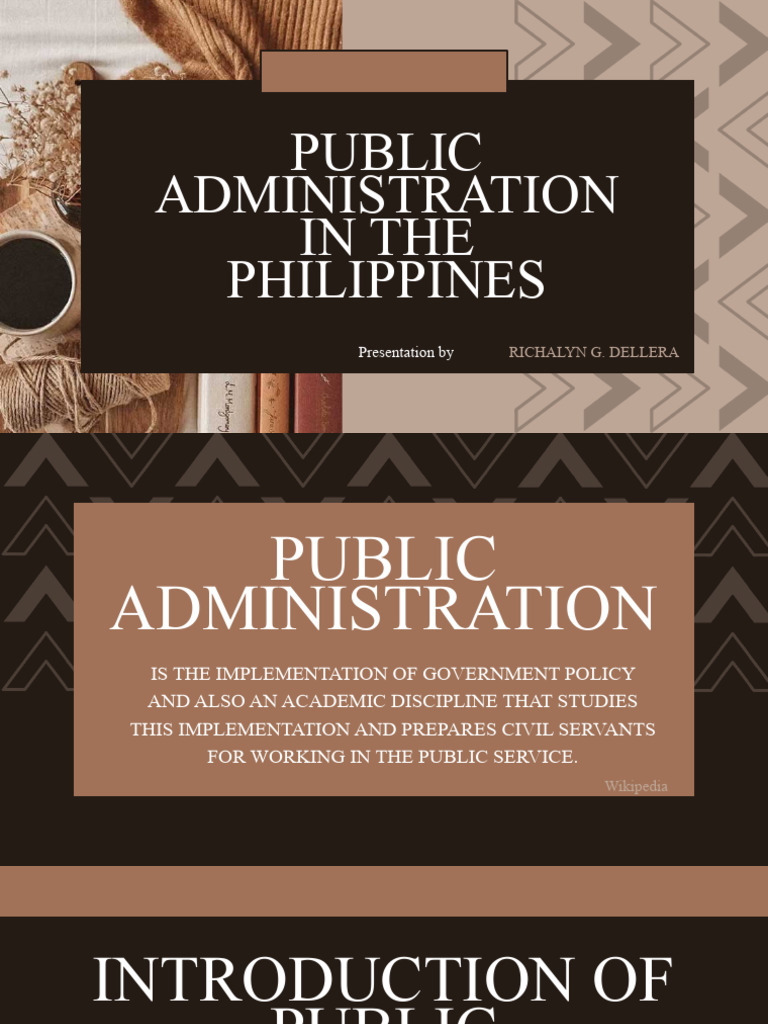 Evolution of Public Administration in the Philippines | PDF | Public ...