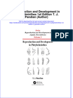 PDF Reproduction and Development in Platyhelminthes 1St Edition T J Pandian Author Ebook Full Chapter