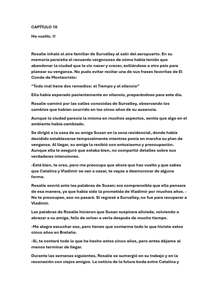 Dulce Venganza Cap 10 Al 19 - 240505 - 203415 | PDF