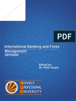 Defin508 International Banking and Forex Management