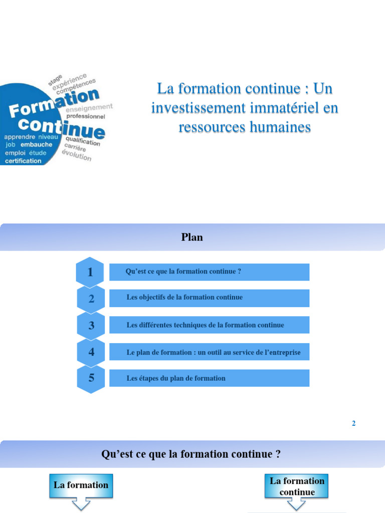 Formation Continue en Ressources Humaines | PDF | Gestion des ...