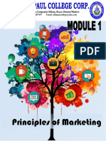 MODULE 1. Principles of Marketing