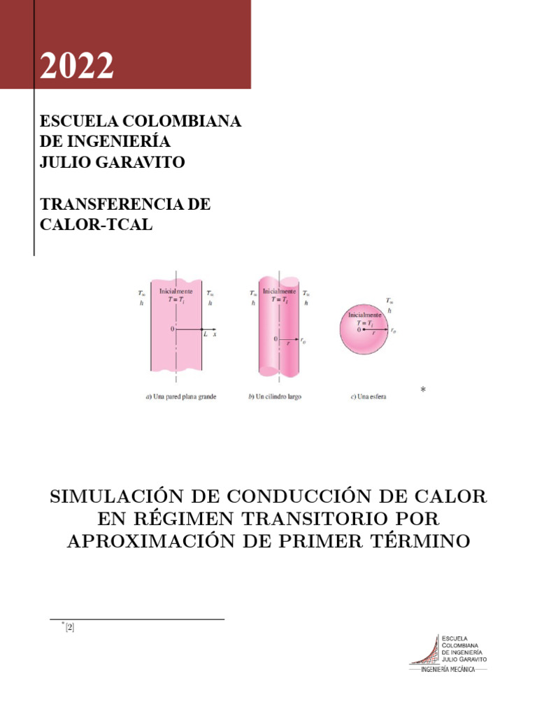 Tcal Lab07 | PDF | Calor | Simulación