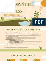 Photosynthesis Process for Education by Slidesgo