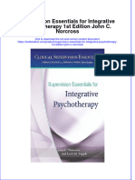 Download textbook Supervision Essentials For Integrative Psychotherapy 1St Edition John C Norcross ebook all chapter pdf 