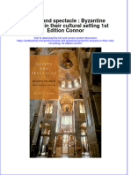 Download textbook Saints And Spectacle Byzantine Mosaics In Their Cultural Setting 1St Edition Connor ebook all chapter pdf 