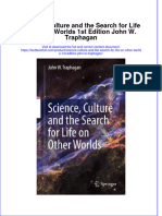 Full Chapter Science Culture and The Search For Life On Other Worlds 1St Edition John W Traphagan PDF