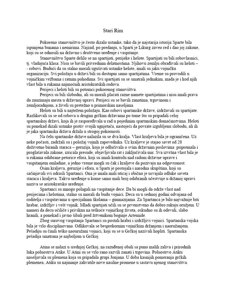 Stari Rim | PDF