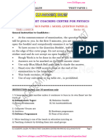 103 Tnset Pyhsics Model Question Paper 2