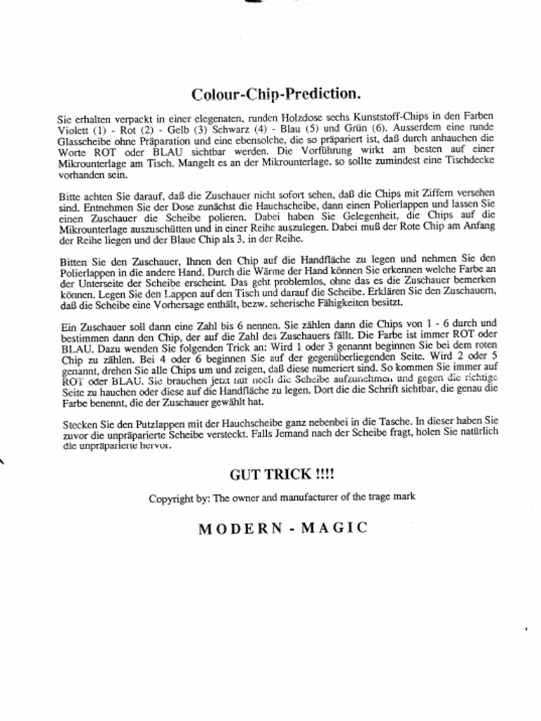 Colour Chi Predicion PDF