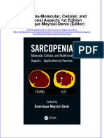 Download pdf Sarcopenia Molecular Cellular And Nutritional Aspects 1St Edition Dominique Meynial Denis Editor ebook full chapter 