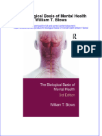 PDF The Biological Basis of Mental Health William T Blows Ebook Full Chapter