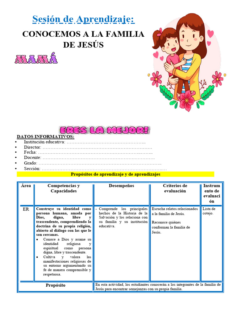 Conociendo la Familia de Jesús | PDF | Jesús | Verdad