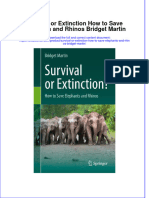 PDF Survival or Extinction How To Save Elephants and Rhinos Bridget Martin Ebook Full Chapter