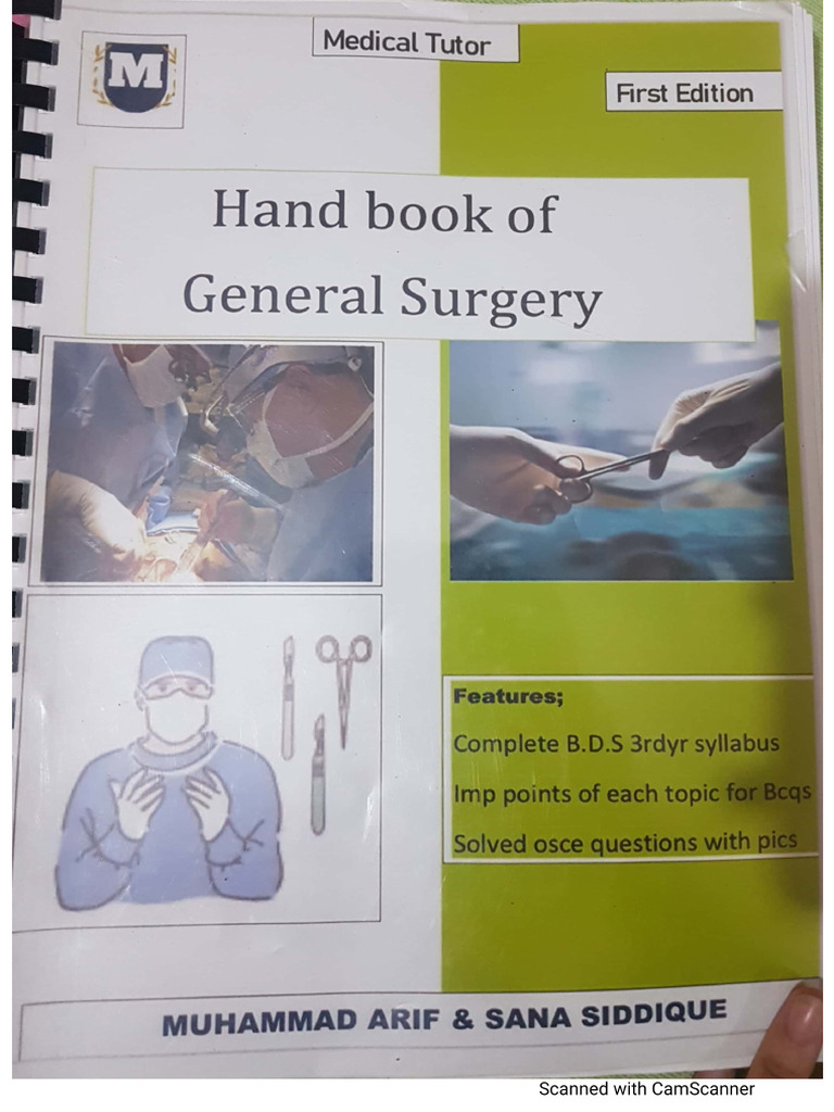 General Surgery Medical Tutor | PDF