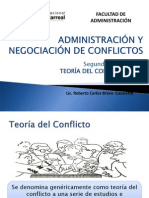 2 - Adm y Neg Conflictos - Teoria Del Conflicto