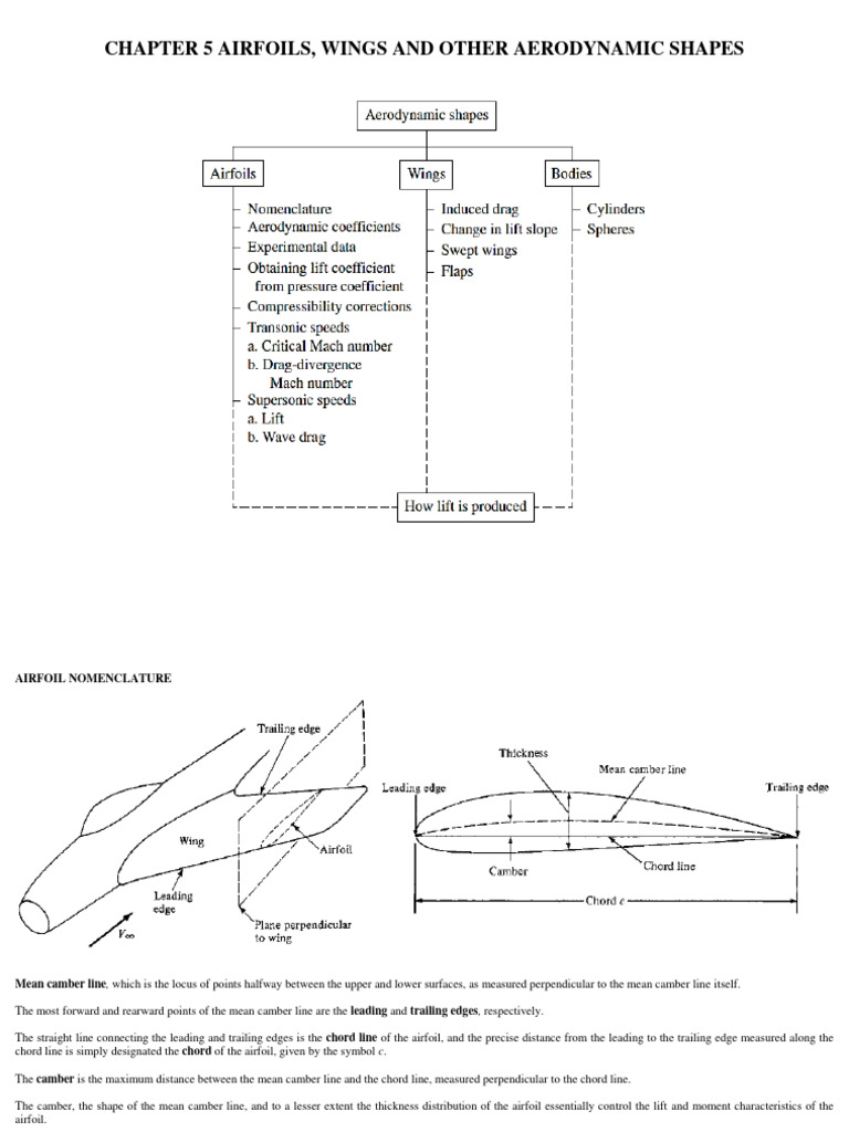 Airfoil Characteristics and Aerodynamics | PDF | Airfoil | Lift (Force)