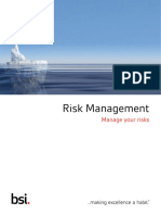 Iso 31000 Risk Management