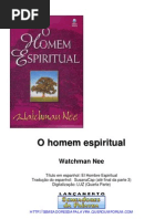 Watchman Nee - O Homem Espiritual