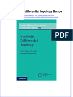 PDF Synthetic Differential Topology Bunge Ebook Full Chapter