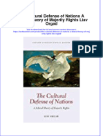 Download pdf The Cultural Defense Of Nations A Liberal Theory Of Majority Rights Liav Orgad ebook full chapter 