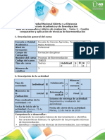 Guía de Actividades y Rúbrica de Evaluación - Tarea 2 - Cuadro Comparativo y Aplicación de Técnicas de Biorremediación