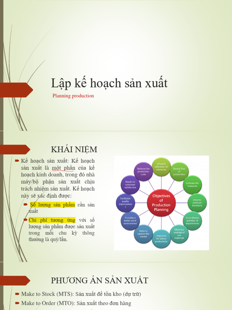 Production Planning | PDF