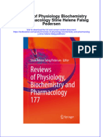 Full Chapter Reviews of Physiology Biochemistry and Pharmacology Stine Helene Falsig Pedersen PDF