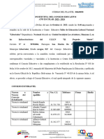 Acta Constitutiva Del Consejo Educativo 23-24