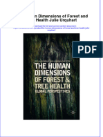 Textbook The Human Dimensions of Forest and Tree Health Julie Urquhart Ebook All Chapter PDF