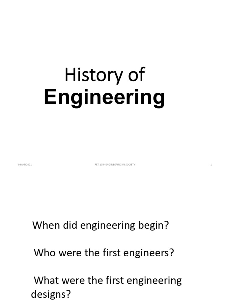Medieval History Of Engineering